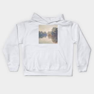 The Seine at Giverny - Claude Monet Kids Hoodie